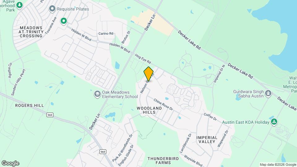 5825 Nelson Oaks Dr Map and Location Details