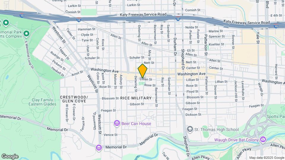 5307 Lillian St Map and Location Details