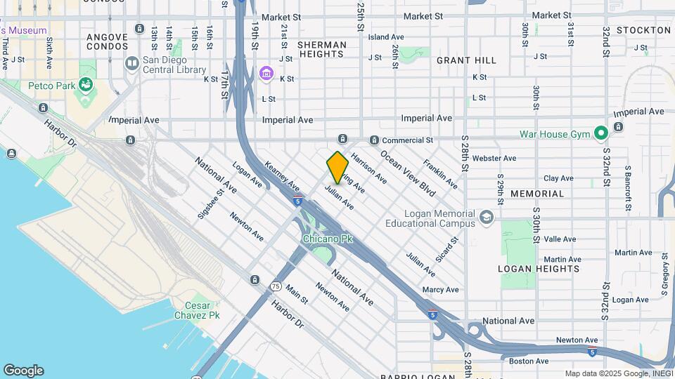 1946-1952 Julian Ave Mapa y Detalles de la Ubicación