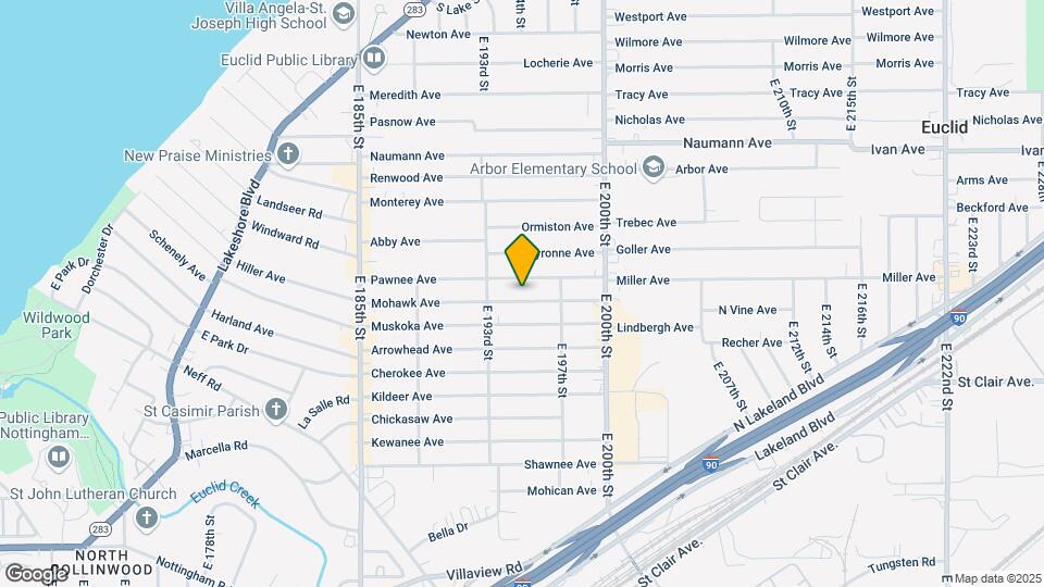 19417 Mohawk Ave Map and Location Details