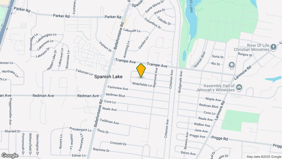 1444 Fairmeadows Ln Map and Location Details