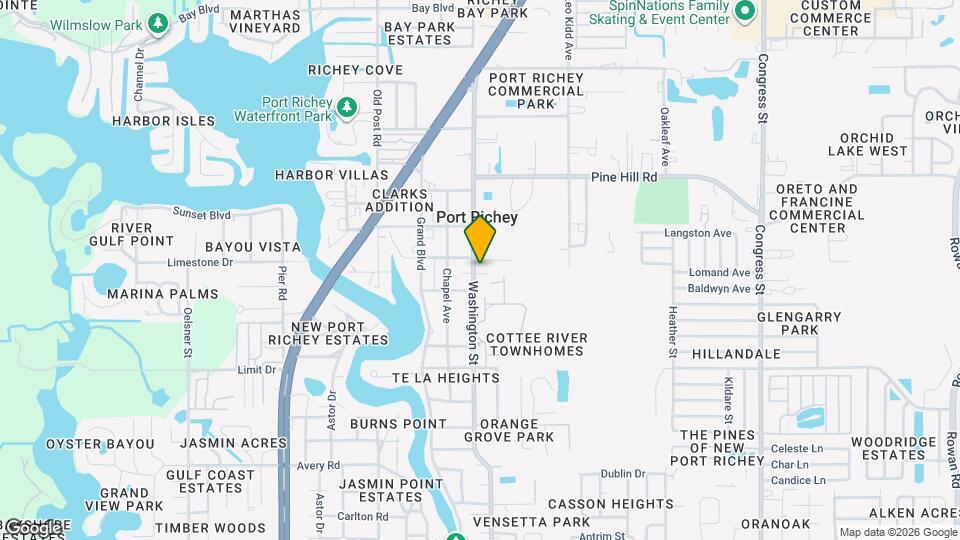 7730 Washington St Map and Location Details