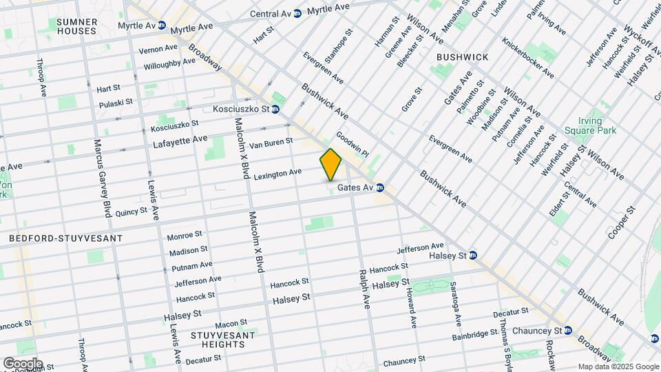 846 Quincy St Map and Location Details