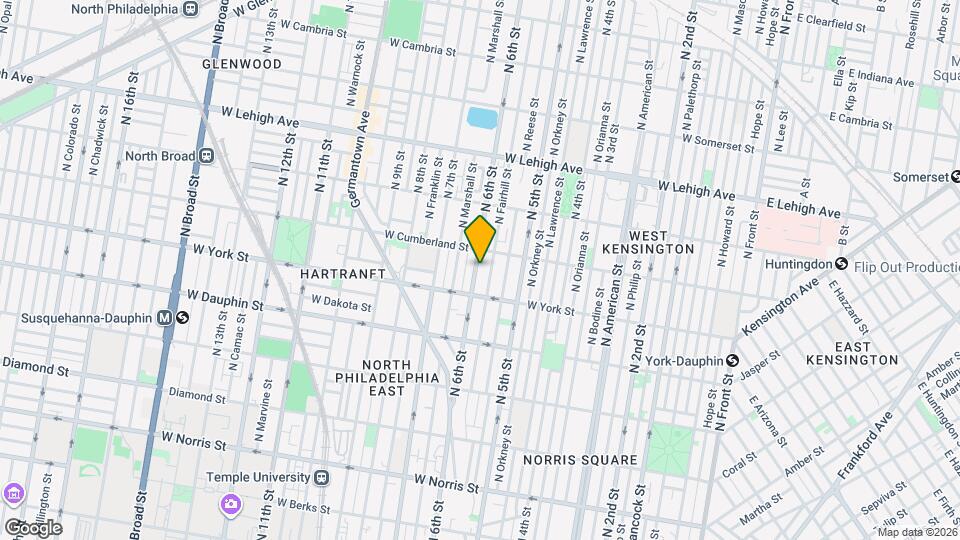 2433 N 6th St, Unit 1 Map and Location Details
