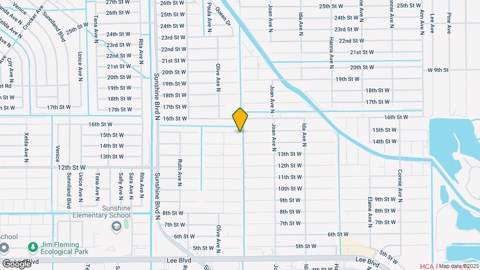 3101 15th St W Map and Location Details