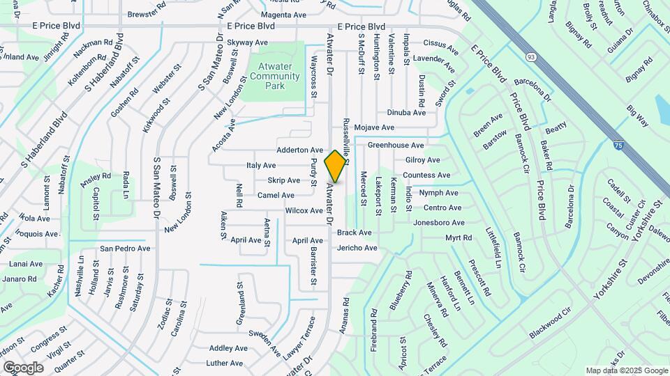1700 Atwater Dr Map and Location Details