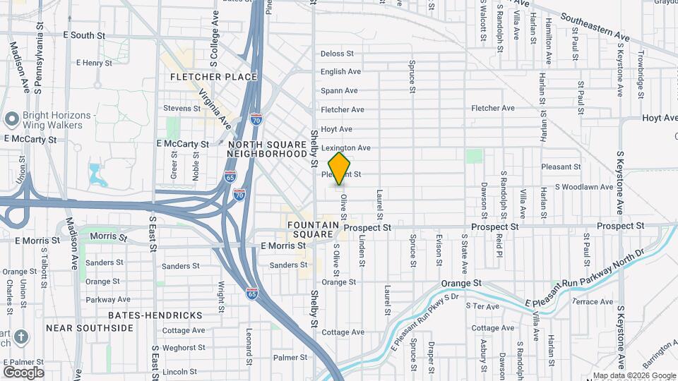 934 Olive St Map and Location Details