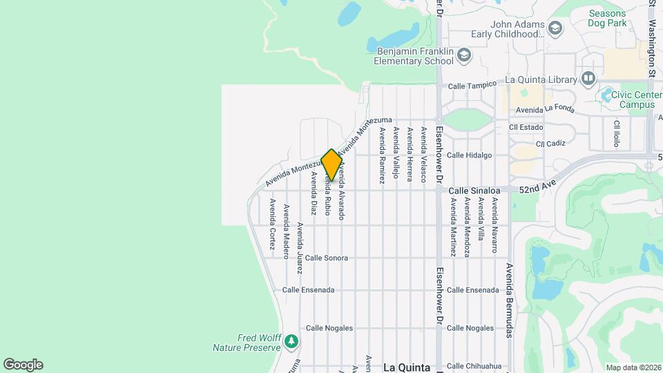 77370 Calle Sinaloa Map and Location Details