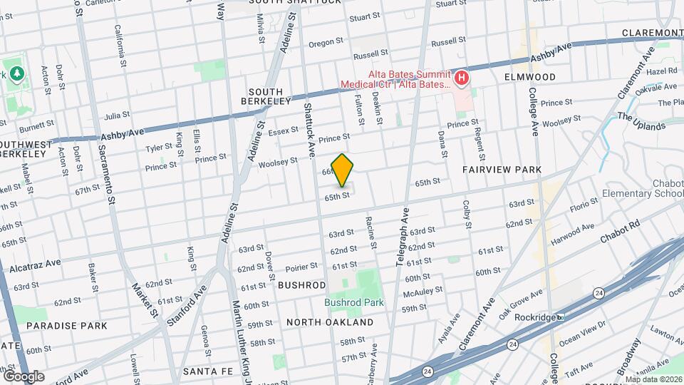 650 65th St Map and Location Details