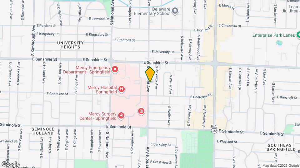 1930 S Fremont Ave Map and Location Details