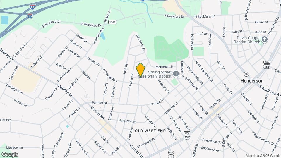 Young Ave Apartments Mapa y Detalles de la Ubicación