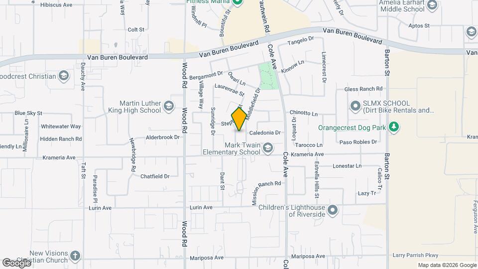 9244 Whiting Way Map and Location Details