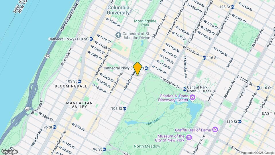 7 West 108th Street Map and Location Details