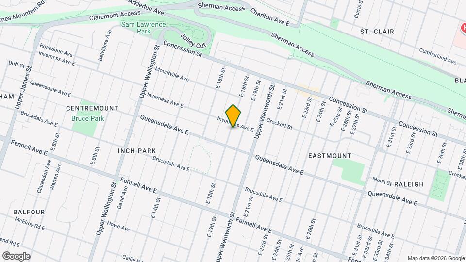 131 E 18th St Map and Location Details