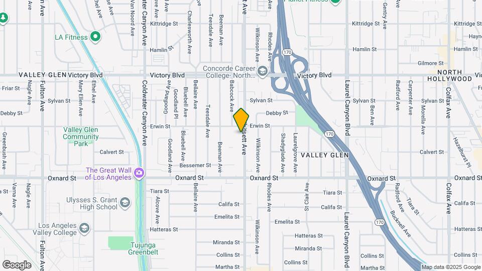 6145 Whitsett Ave, Unit 3 Mapa y Detalles de la Ubicación