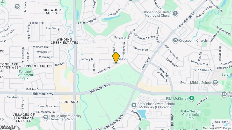 2609 Monroe Dr Map and Location Details