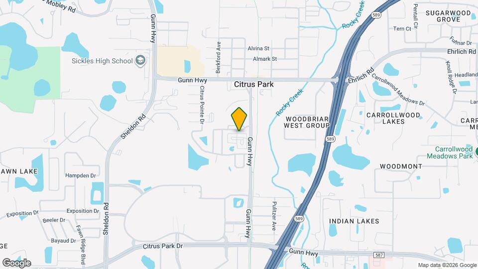 14019 Citrus Crest Cir Map and Location Details