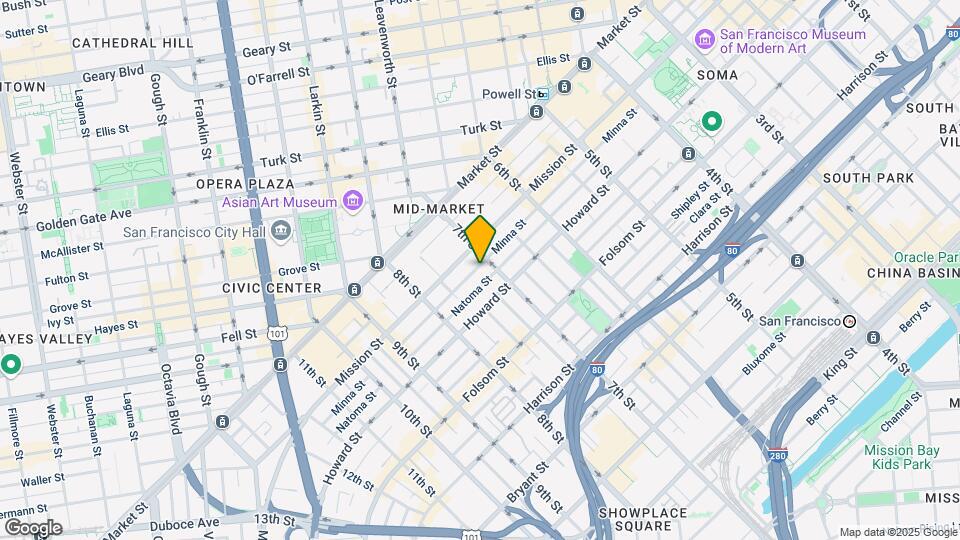611 Minna St Map and Location Details