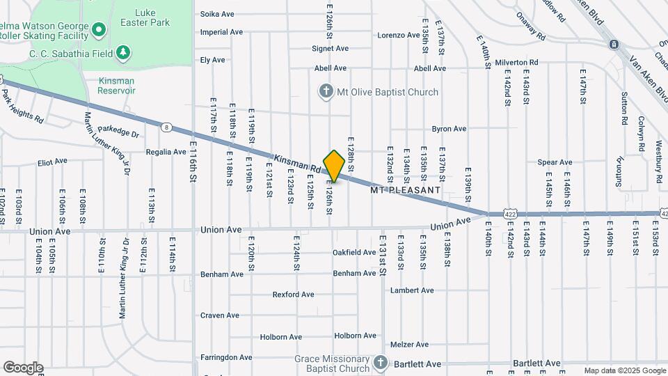 3423 E 126th St Map and Location Details