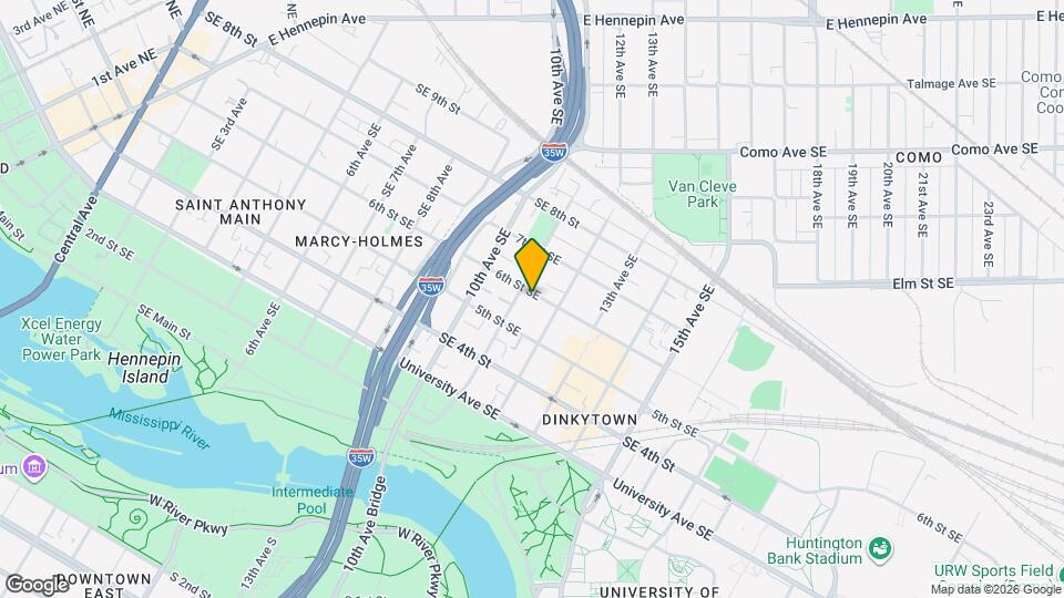 1110 6th St SE Map and Location Details