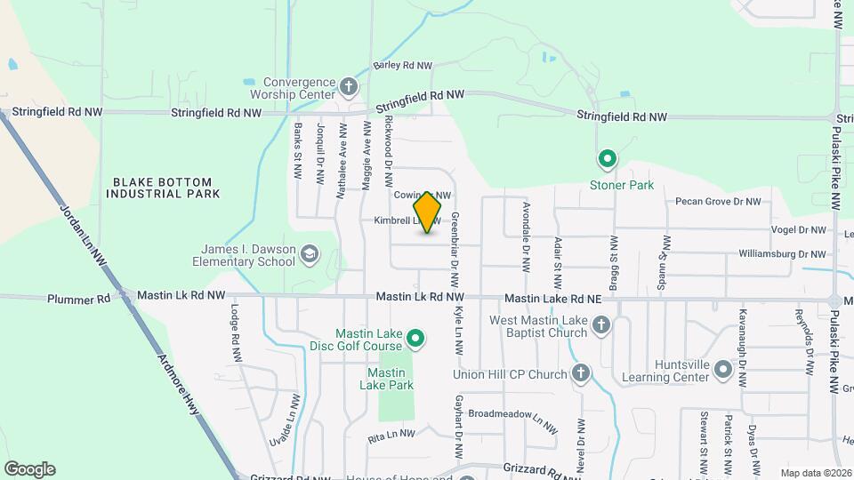 6008 Ellington Rd NW Map and Location Details