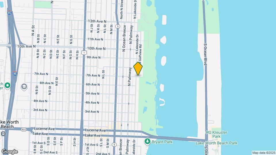 632 N Lakeside Dr Map and Location Details