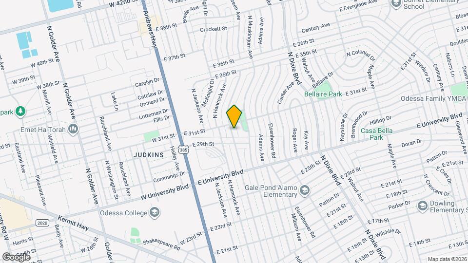 2910 N Tom Green Ave Map and Location Details