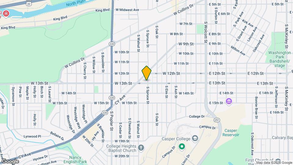 604 W 13th St Map and Location Details