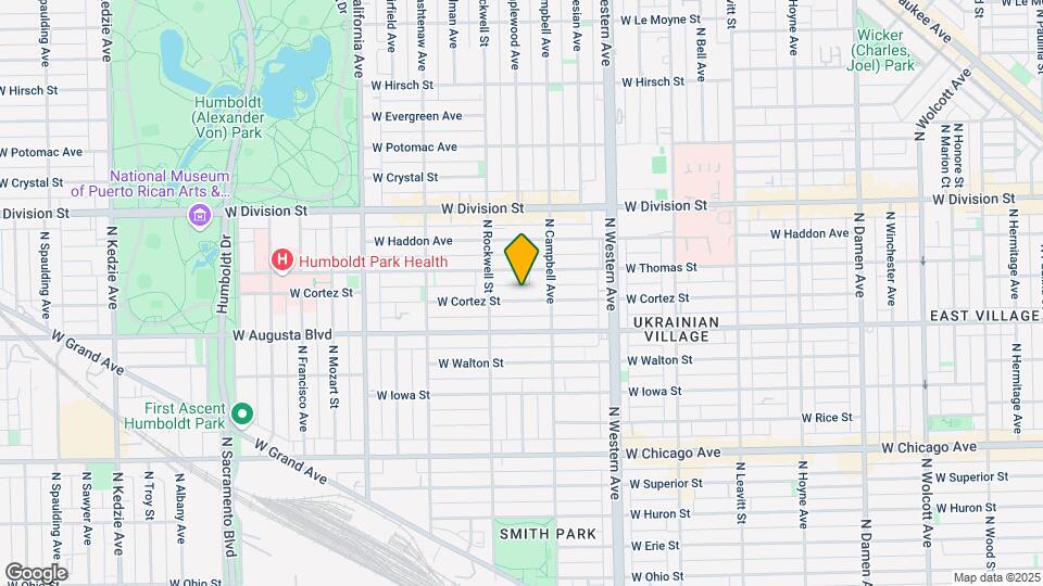 2528 W Cortez St Map and Location Details