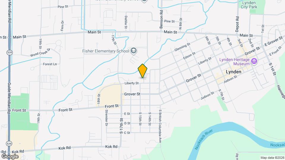 1414 Liberty St Map and Location Details