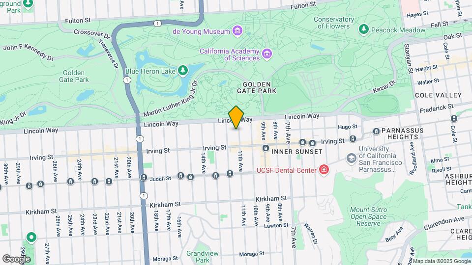 1247 11th Ave Mapa y Detalles de la Ubicación