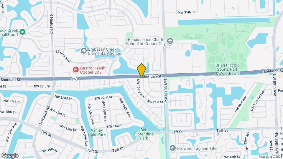 2430 NW 102nd Way, Unit 2430 Map and Location Details