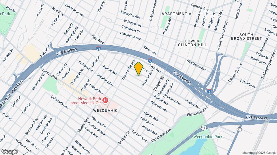 201 Custer Ave Mapa y Detalles de la Ubicación