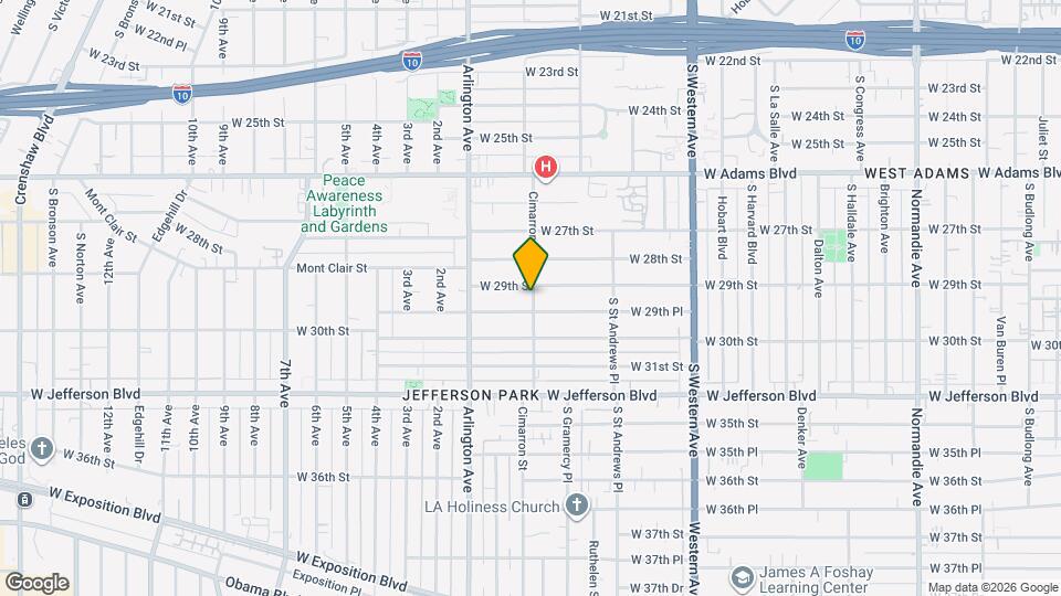 2909 Cimarron St Map and Location Details