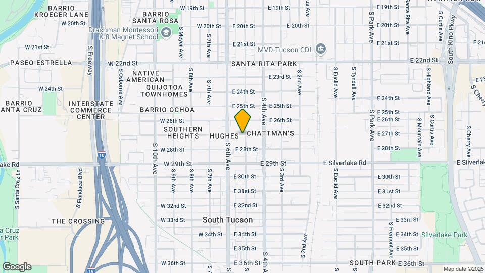 1700 S 5th Ave Map and Location Details