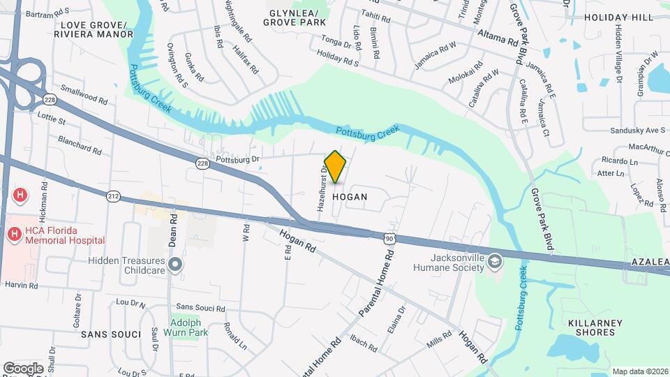 1738 El Prado Rd Map and Location Details