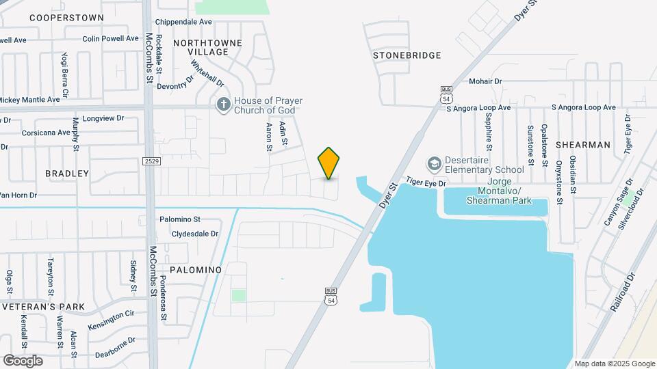 10716 Drew Pearson Dr Map and Location Details