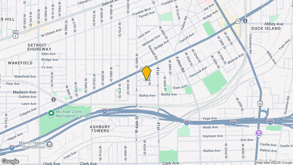 2130 W 42nd St Map and Location Details