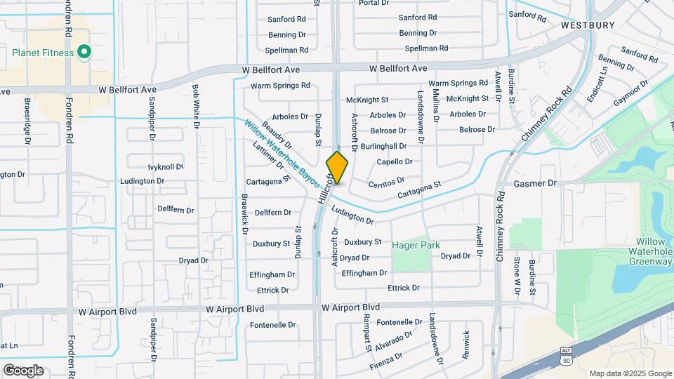 11723 Hillcroft St Map and Location Details