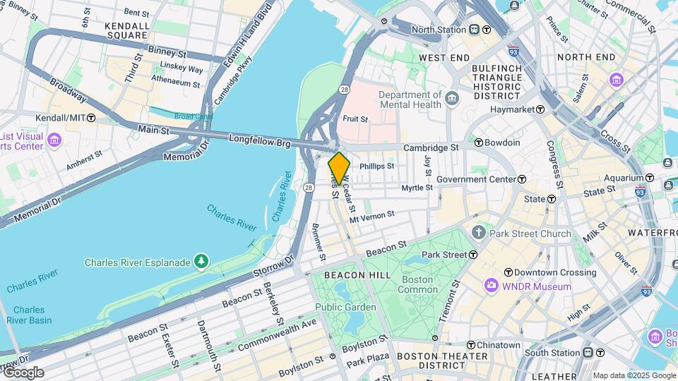 105 Charles St Mapa y Detalles de la Ubicación