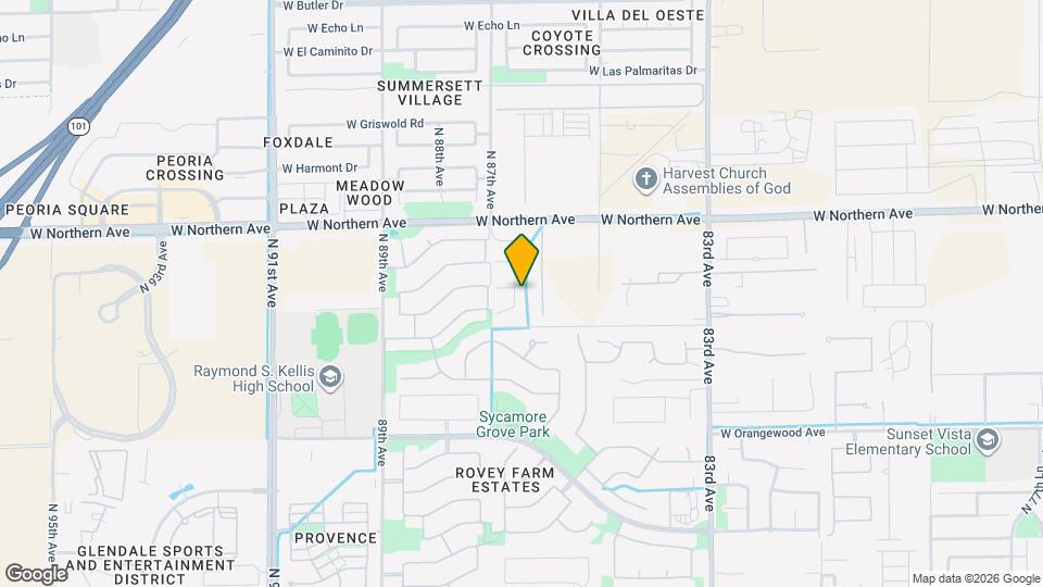 7763 N 86th Ln Mapa y Detalles de la Ubicación