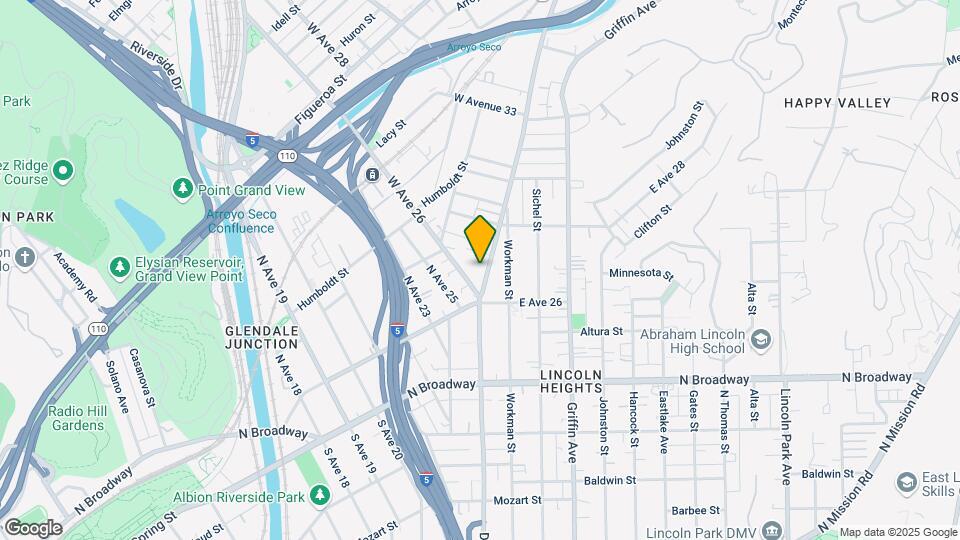 2625 Pasadena Ave Map and Location Details