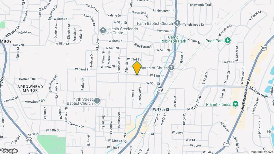 412 W 51st St Map and Location Details