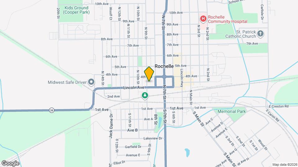 309 N 9th St Map and Location Details