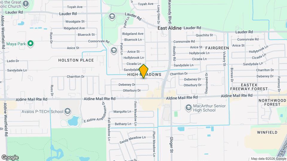 3806 Charriton Dr Map and Location Details