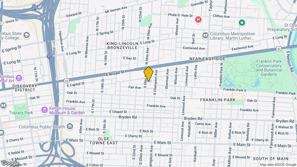 72 S Ohio Ave Map and Location Details