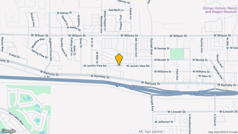 3802 W Jacinto View Rd Map and Location Details