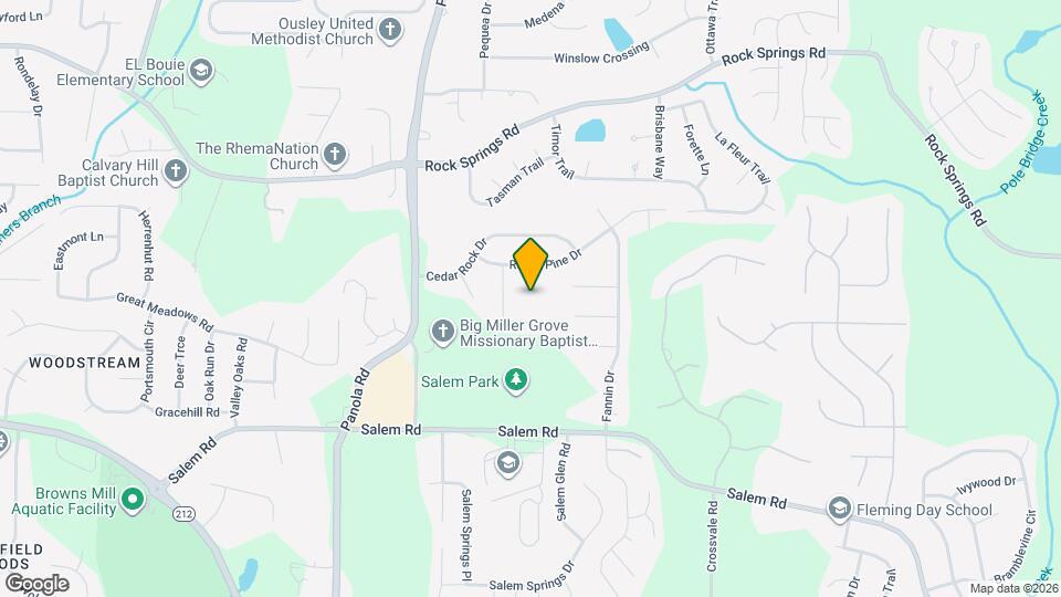 3421 Rocky Pine Ct Map and Location Details