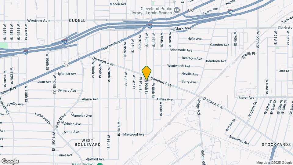 3296 W 90th St Map and Location Details