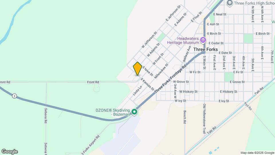 602 W Front St, Unit A Map and Location Details